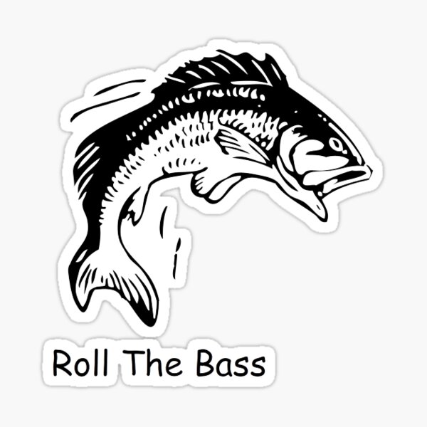 Roll The Bass Sticker for Sale by EncryptedShop