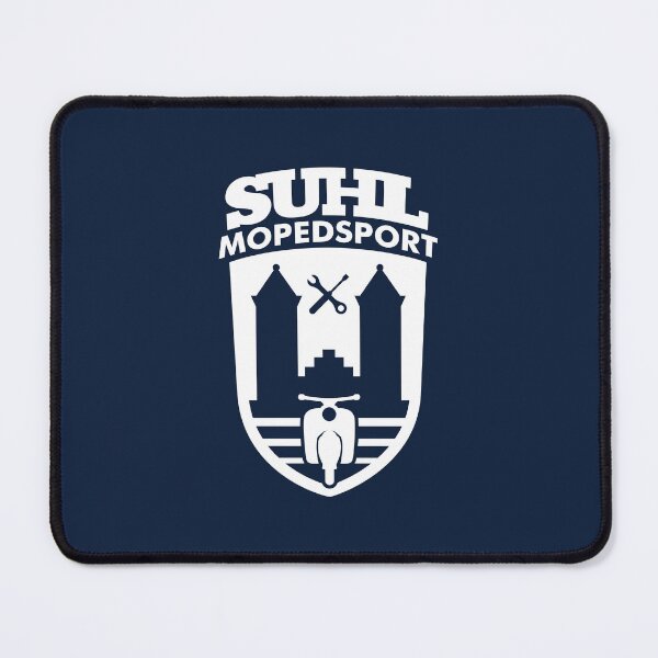 Item preview, Suhl Mopedsport Schwalbe Logo (white) designed and sold by VEB Ostladen.