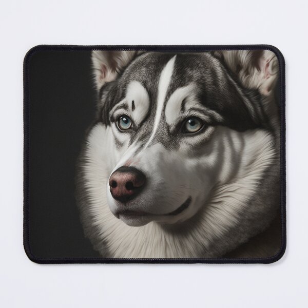 Item preview, Hyper Realistic Husky Dog Portrait Royal Renaissance Animal – Photorealism Classic Royal Portrait Of A Husky Dog designed and sold by MadeByRobots.