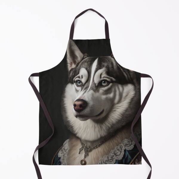 Item preview, Hyper Realistic Husky Dog Portrait Royal Renaissance Animal –  Photorealism Classic Royal Portrait Of A Husky Dog designed and sold by MadeByRobots.