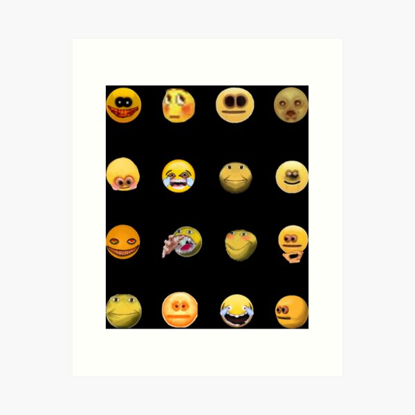 Cursed Emojis Pack Art Board Print for Sale by Kaito Designs