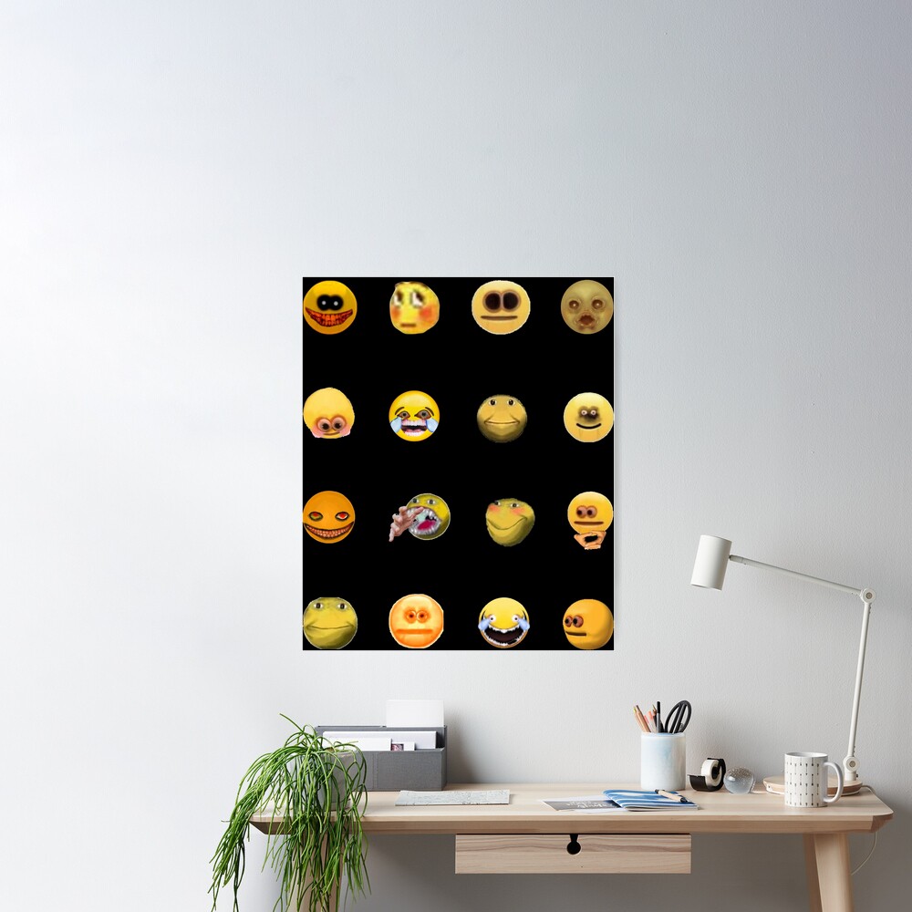 Cursed Emojis Pack Art Board Print for Sale by Kaito Designs