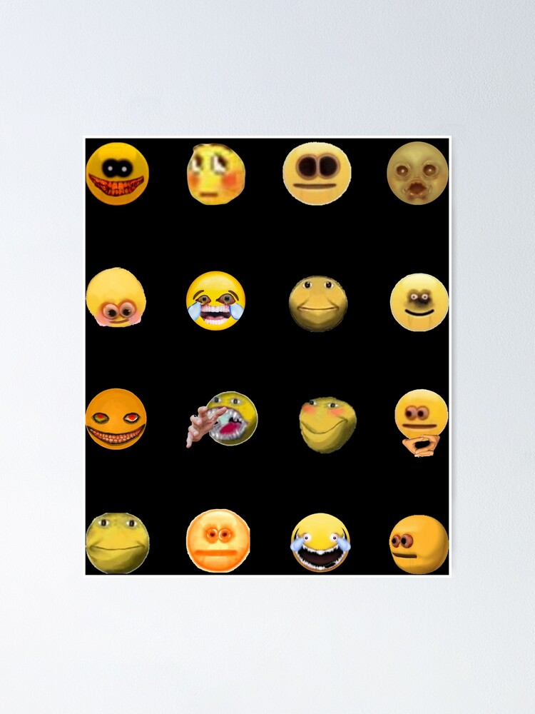 Cursed Emojis Pack Art Board Print for Sale by Kaito Designs