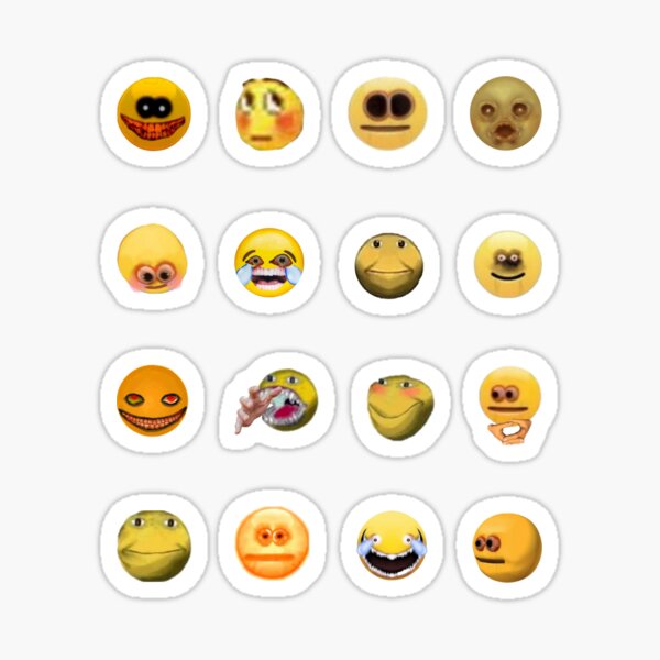 Cursed Emoji Set Sticker by evaolsen