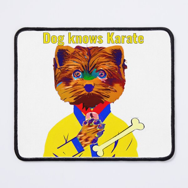 Item preview, Dog knows karate designed and sold by CottagePop.