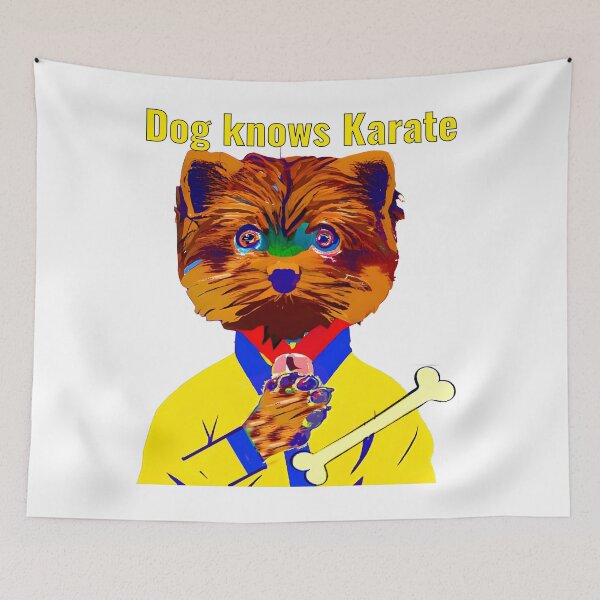 Item preview, Dog knows karate designed and sold by CottagePop.