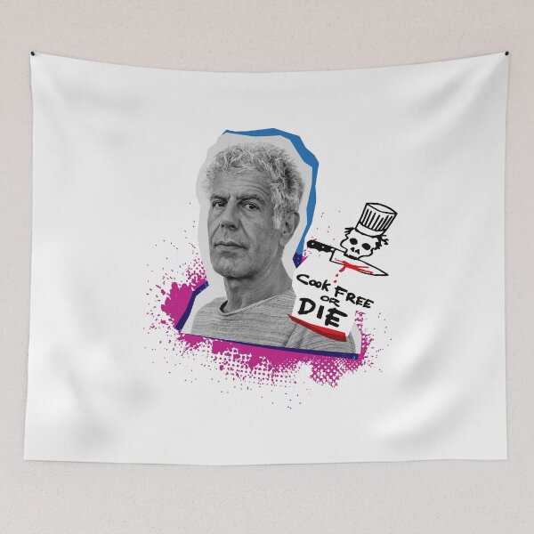 Item preview, Anthony Bourdain grunge design designed and sold by dodographic.