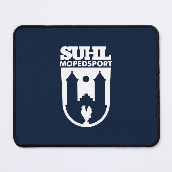 Item preview, Suhl Mopedsport Schwalbe Logo (white) designed and sold by VEB Ostladen.