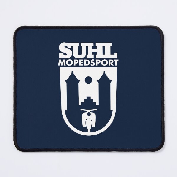 Item preview, Suhl Mopedsport Schwalbe Logo (white) designed and sold by VEB Ostladen.