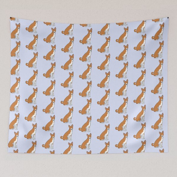 Item preview, Basenji dog cute illustration  designed and sold by Yarafantasyart.