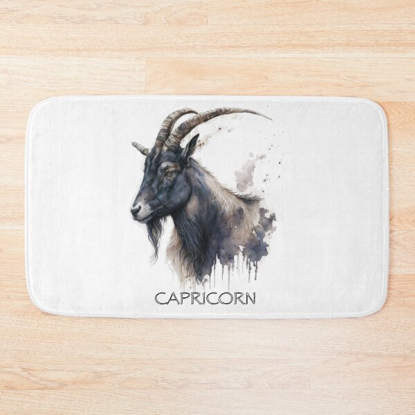Item preview, CAPRICORN - Watercolour Goat Zodiac designed and sold by Gccartworks.