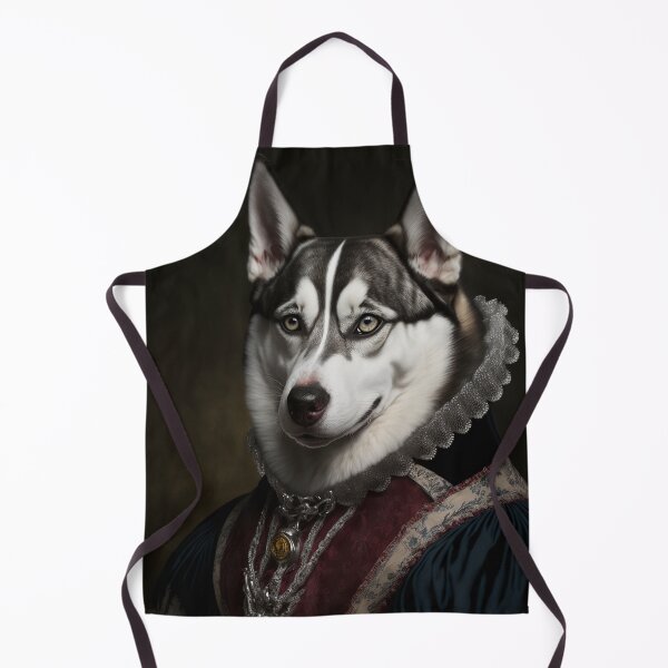 Item preview, Hyper Realistic Husky Dog Portrait Royal Renaissance Animal –  Photorealism Classic Royal Portrait Of A Husky Dog designed and sold by MadeByRobots.