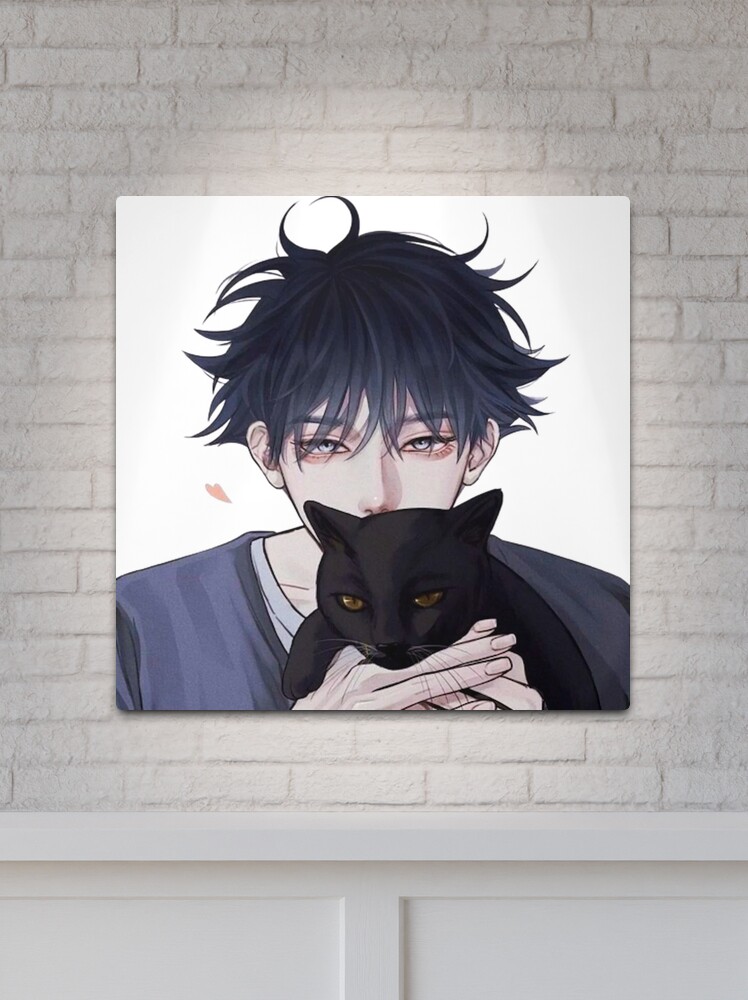 Cute Anime Boy Metal Prints for Sale