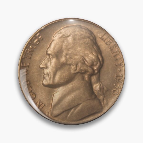 Item preview, 1950 D Jefferson Nickel designed and sold by coinsxcrochet.