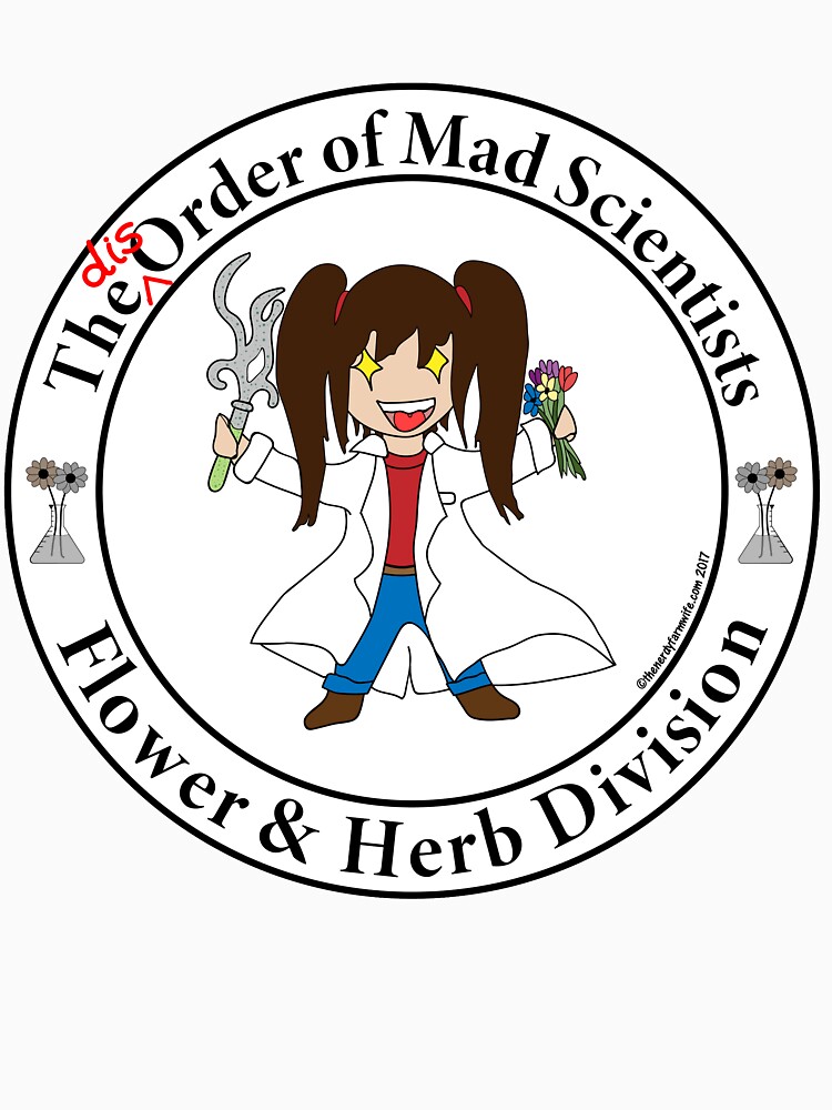 Thumbnail 3 of 3, Fitted T-Shirt, The [dis] Order of Mad Scientists designed and sold by nerdyfarmwife.