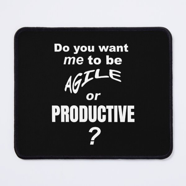 Item preview, Agile or productive (dark background) designed and sold by Jeeb-Arts.