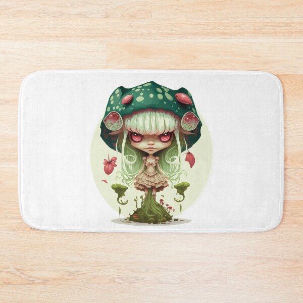 Item preview, Goblincore Grunge Aesthetic Anime Kawaii Cottagecore Mushroom Girl designed and sold by Bunkis1st.