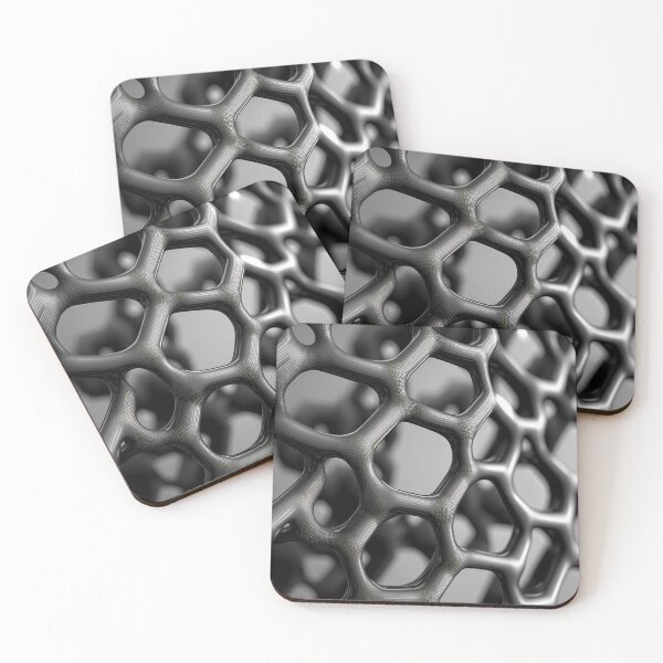 Item preview, Graphene fluid pattern metallic designed and sold by popurbanart.