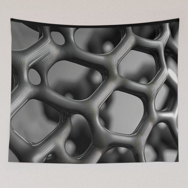 Item preview, Graphene fluid pattern metallic designed and sold by popurbanart.