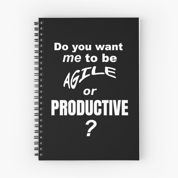 Item preview, Agile or productive (dark background) designed and sold by Jeeb-Arts.