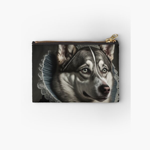 Item preview, Hyper Realistic Husky Dog Portrait Royal Renaissance Animal –  Photorealism Classic Royal Portrait Of A Husky Dog designed and sold by MadeByRobots.