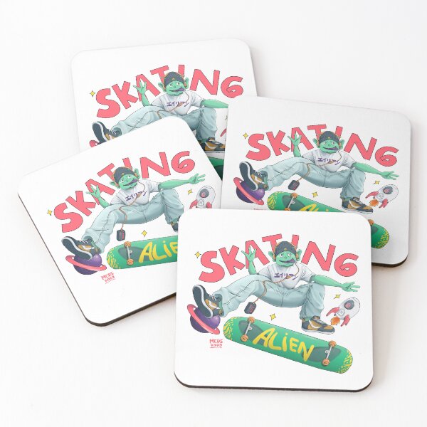 Item preview, Skating Alien designed and sold by medsmods.