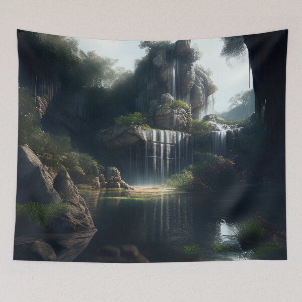 Item preview, Fantasy Mountain Hideaway designed and sold by D3monic.