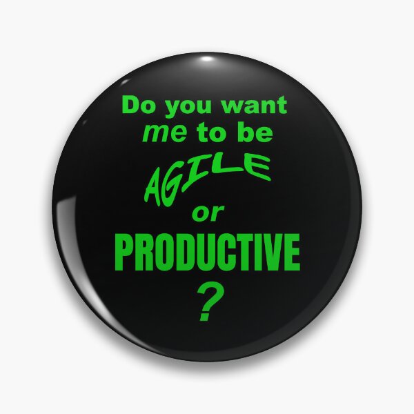 Item preview, Agile or productive (monitor green) designed and sold by Jeeb-Arts.
