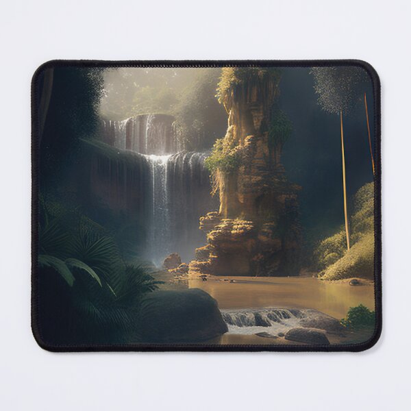 Item preview, Ancient Forest Waterfall designed and sold by D3monic.