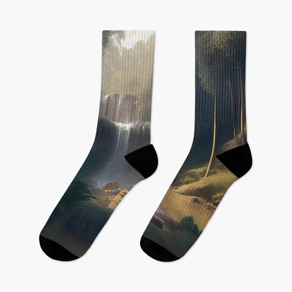 Item preview, Ancient Forest Waterfall designed and sold by D3monic.
