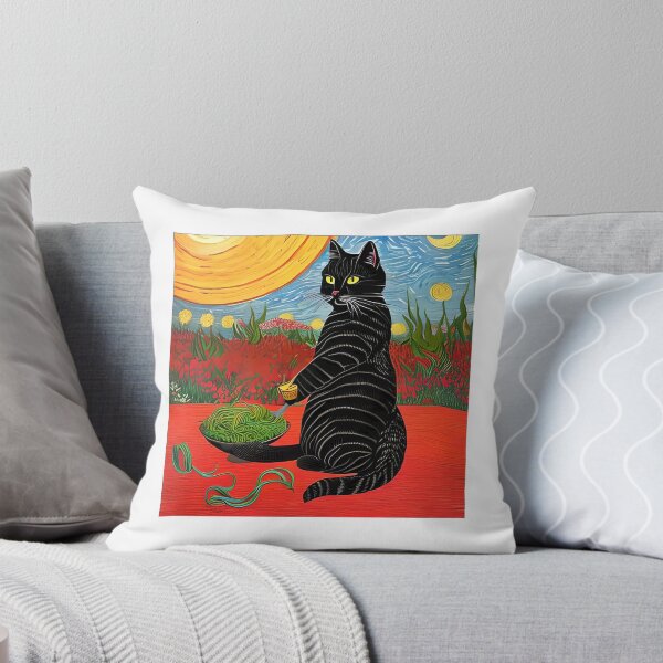 Item preview,  Cat Eating Spaghetti designed and sold by roleshop.