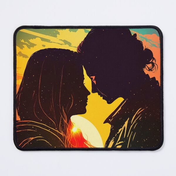 Item preview, Female couple with sunset background designed and sold by art8085.