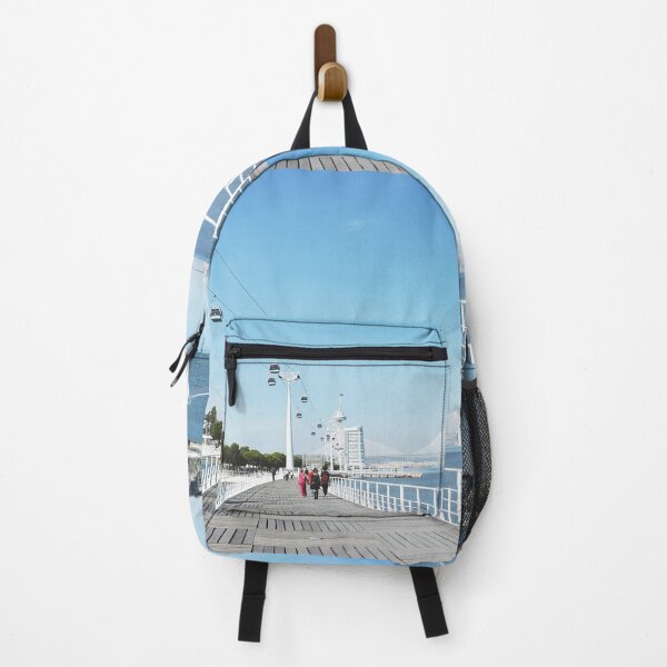 Item preview, Lisbon district Oriente (Expo 1998), real photography, View on the modern city while walking through the bridge at the middle of the ocean designed and sold by VISO-art.