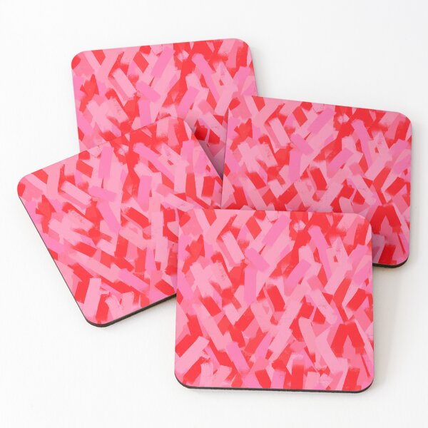 Item preview, Red and Pink Smudgy Brush Strokes designed and sold by OneThreeSix.