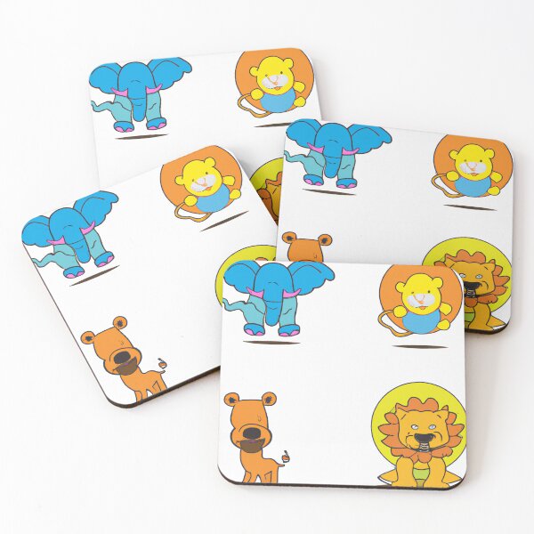 Item preview, Wildly Whimsical: The Enchanting World of Cartoon Animal Illustrations designed and sold by peterdawood.