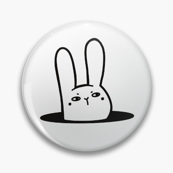 Item preview, Adorably Hidden Rabbit in a Hole designed and sold by MalaloStudio.