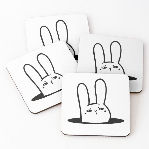 Item preview, Adorably Hidden Rabbit in a Hole designed and sold by MalaloStudio.