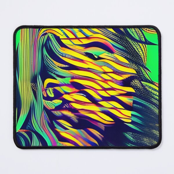Item preview, Breathe! multi color psychedelic digital acrylic painting designed and sold by theWeppen.