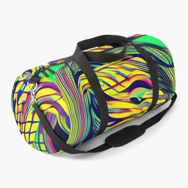 Item preview, Breathe! multi color psychedelic digital acrylic painting designed and sold by theWeppen.