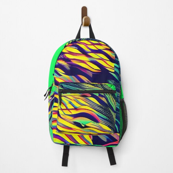 Item preview, Breathe! multi color psychedelic digital acrylic painting designed and sold by theWeppen.