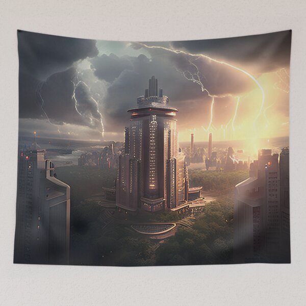 Item preview, Tomorrow's Metropolis designed and sold by D3monic.