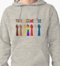 Together we rise, #togetherwerise, Women's March, 2018, 2019 Pullover Hoodie