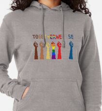 Together we rise, #togetherwerise, Women's March, 2018, 2019 Lightweight Hoodie