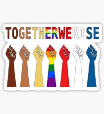 Gemeinsam steigen wir auf, #together, Frauen März, 2018, 2019 Sticker