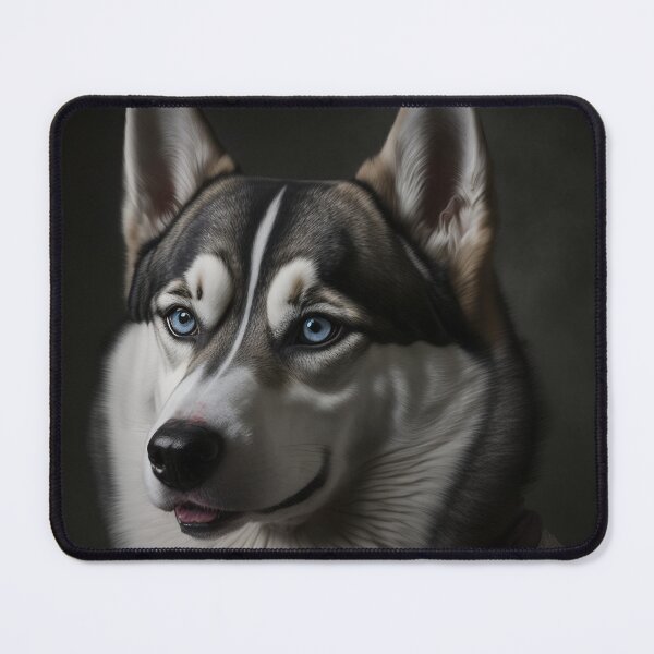Item preview, Hyper Realistic Husky Dog Portrait Royal Renaissance Animal – Photorealism Classic Royal Portrait Of A Husky Dog designed and sold by MadeByRobots.