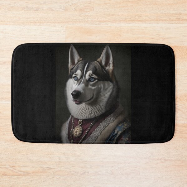 Item preview, Hyper Realistic Husky Dog Portrait Royal Renaissance Animal –  Photorealism Classic Royal Portrait Of A Husky Dog designed and sold by MadeByRobots.