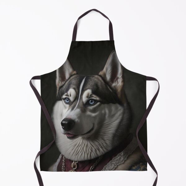 Item preview, Hyper Realistic Husky Dog Portrait Royal Renaissance Animal –  Photorealism Classic Royal Portrait Of A Husky Dog designed and sold by MadeByRobots.