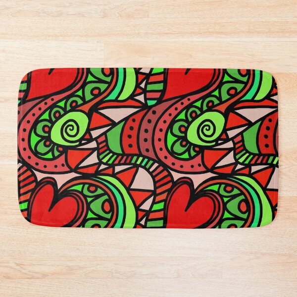 Item preview, Hearts, colorful abstract design designed and sold by zeljana0504.