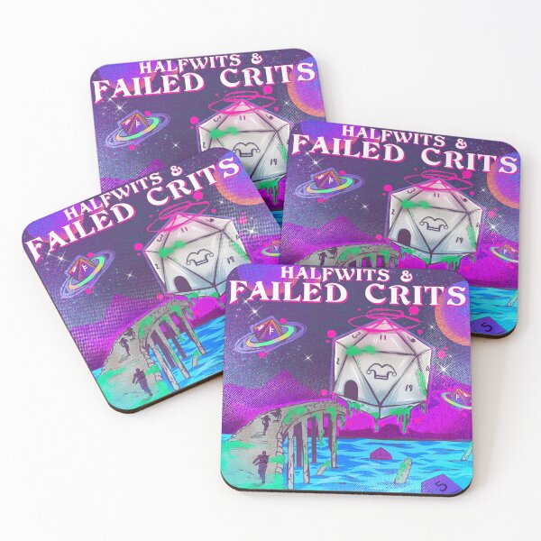 Item preview, Halfwits & Failed Crits Logo designed and sold by HalfwitPodcasts.