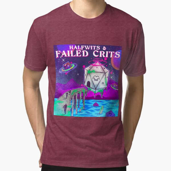 Halfwits & Failed Crits Logo Tri-blend T-Shirt